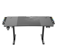 Ultradesk LEVEL V2 LED RGB (Czarne) (elektryczna regulacja) UDESK-LVALED-BB - 1133304 - zdjęcie 3